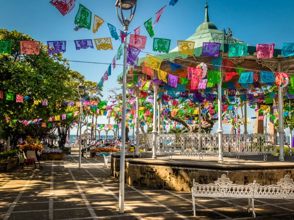 Main Square in Puerto Vallarta and Jalisco for a post titled Is Puerto Vallarta Safe