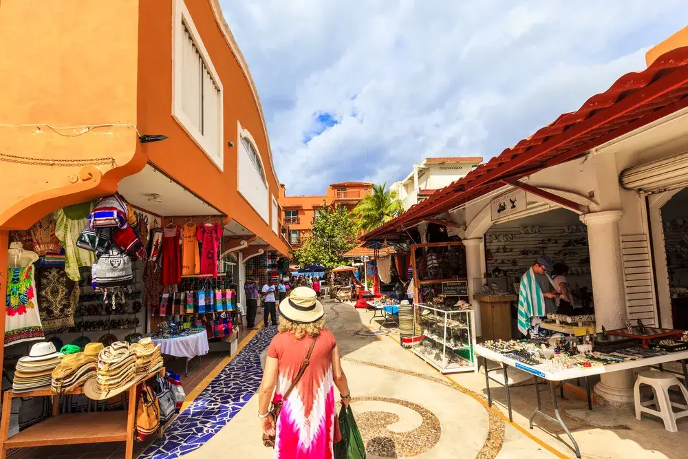 Woman in a shop in Cozumel to show that it's a safe place to visit