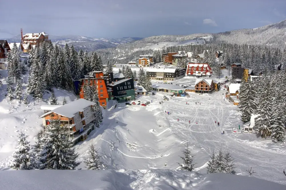 A look at the worst time to visit Bosnia during winter, but a great time for skiing as shown on the Vlasic mountain in Republika Srpska