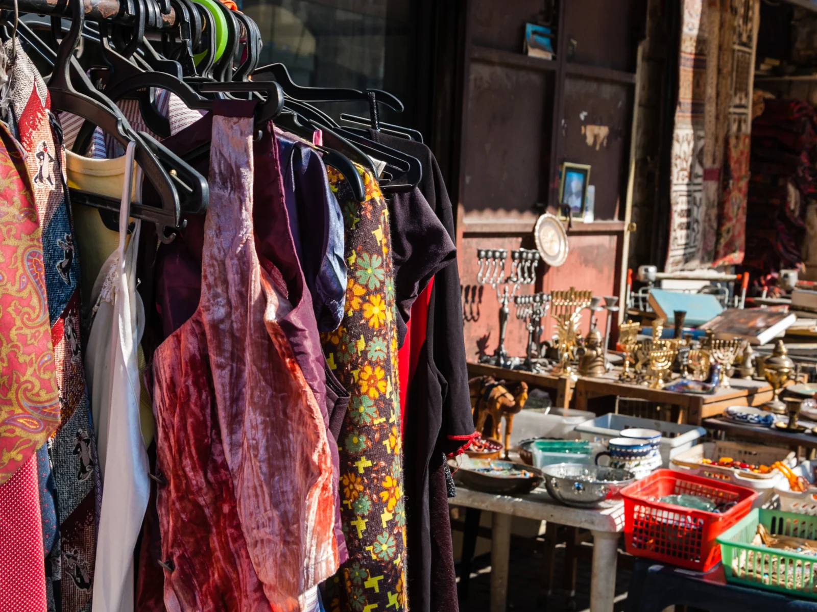 Vintage secondhand store in Israel