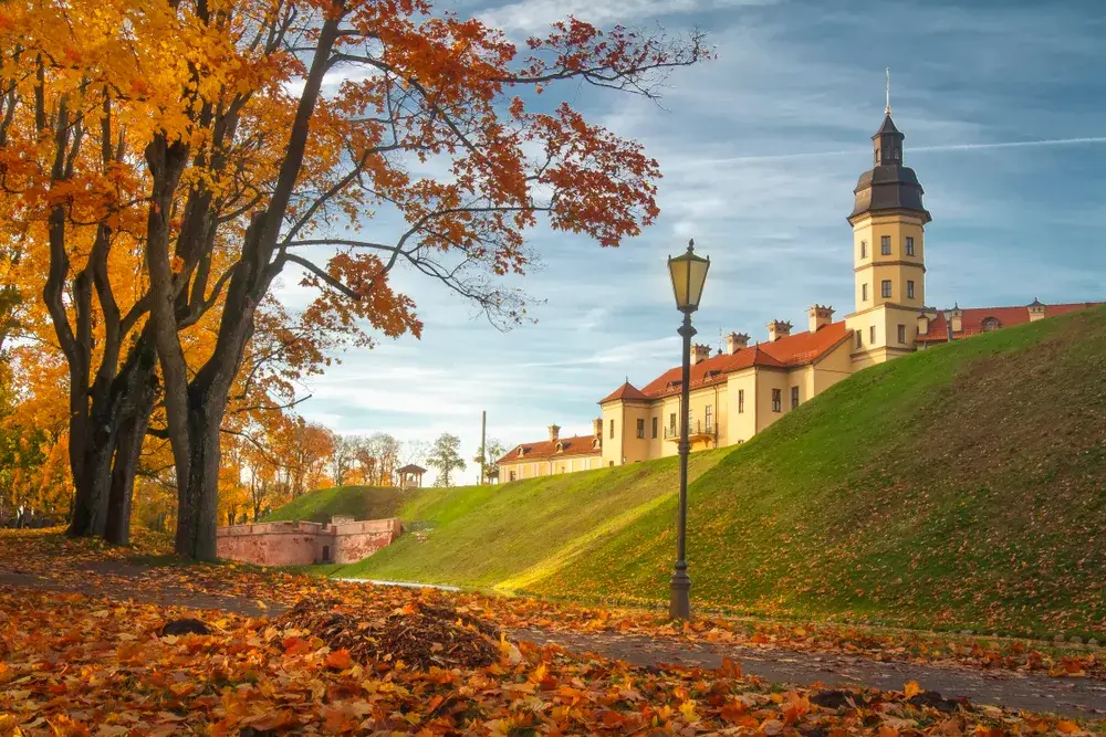 Nesvizh Castle in Minsk region for a piece on whether or not Belarus is safe to visit