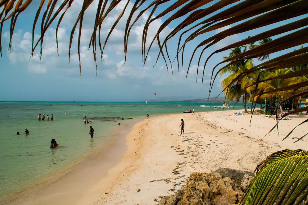 One of the many gorgeous beaches in Tobago