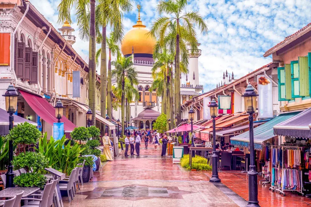 Street view of Masjid Sultan for a piece on Is Singapore Safe