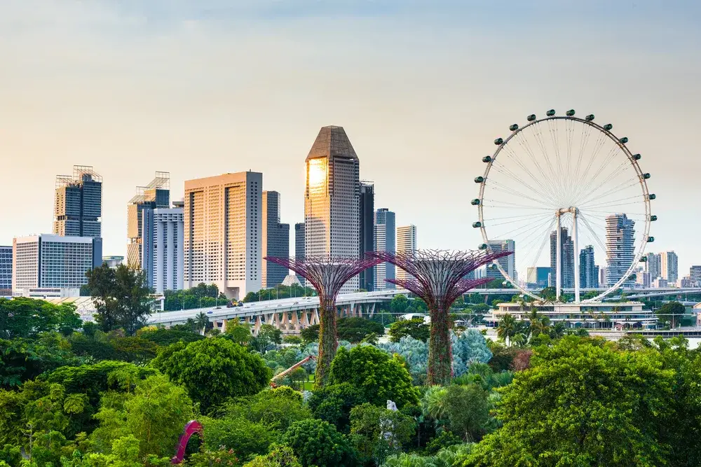 View of OCBC Skyway with unique architecture for a post on Is Singapore Safe