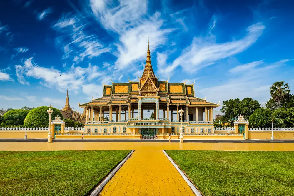 Phnom Penh Royal Palace Complex for an article asking Is Cambodia Safe